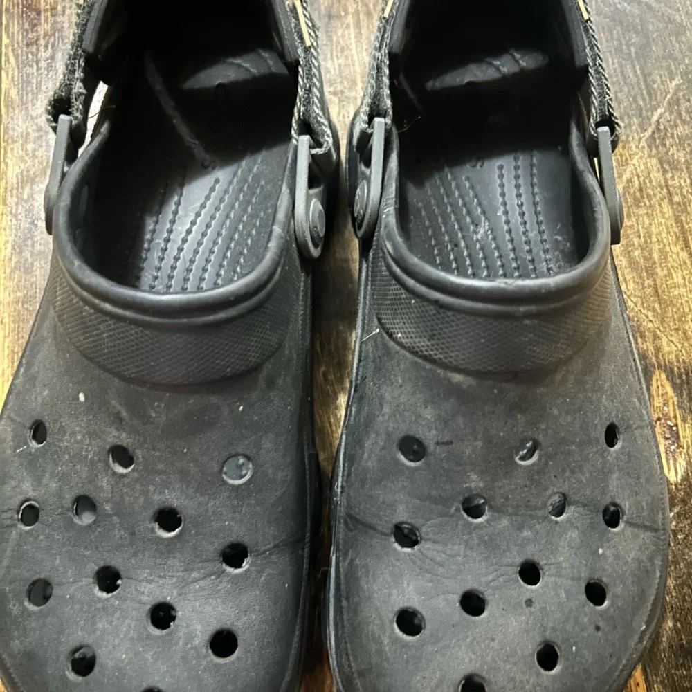 Crocs Mens Classic All Terrain‎ Clog Black Size Mens 9 Womens 11
